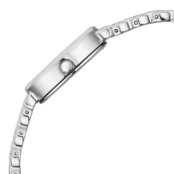 Titan Raga Spotlight Pink Dial Silver Bracelet Women&