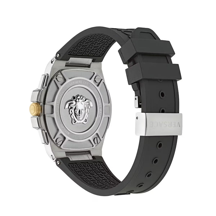 Versace Extreme Logo Chrono VE7H00123 White Dial Stainless Steel Men&