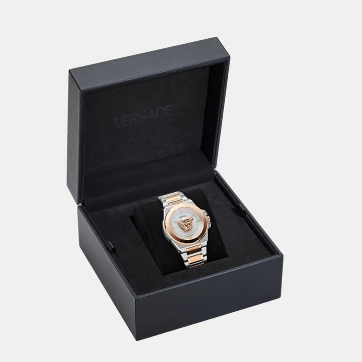 Versace Versace Hera VE8D00424 White Dial Stainless Steel Women&