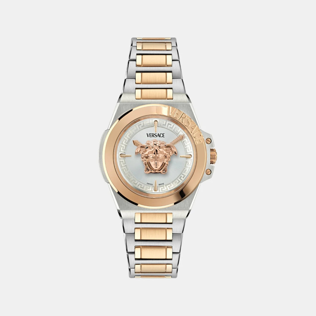 Versace Versace Hera VE8D00424 White Dial Stainless Steel Women&