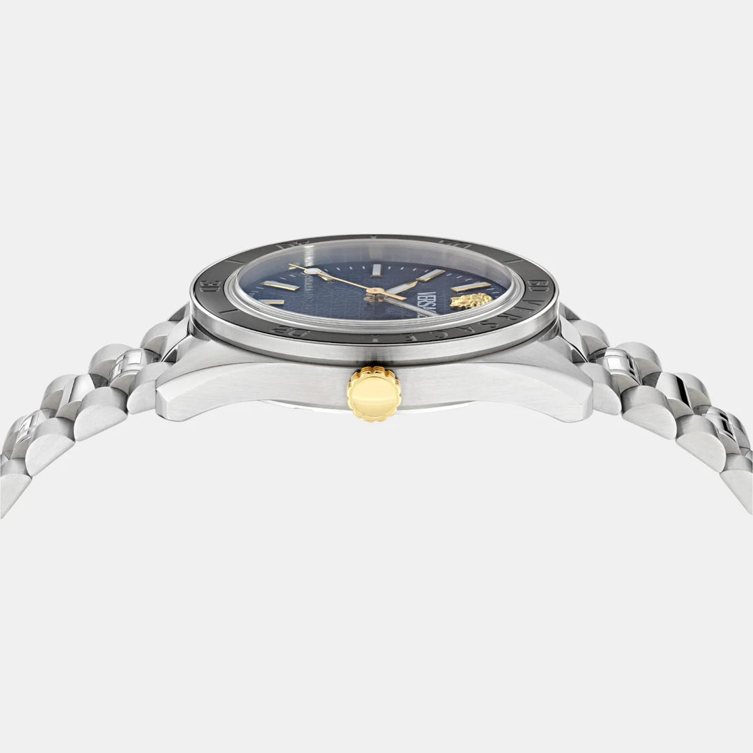 Versace V_DOME VE8E00324 Blue Dial Stainless Steel Men&