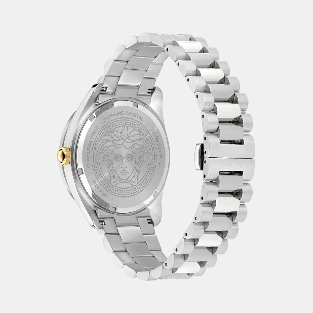 Versace V_DOME VE8E00324 Blue Dial Stainless Steel Men&