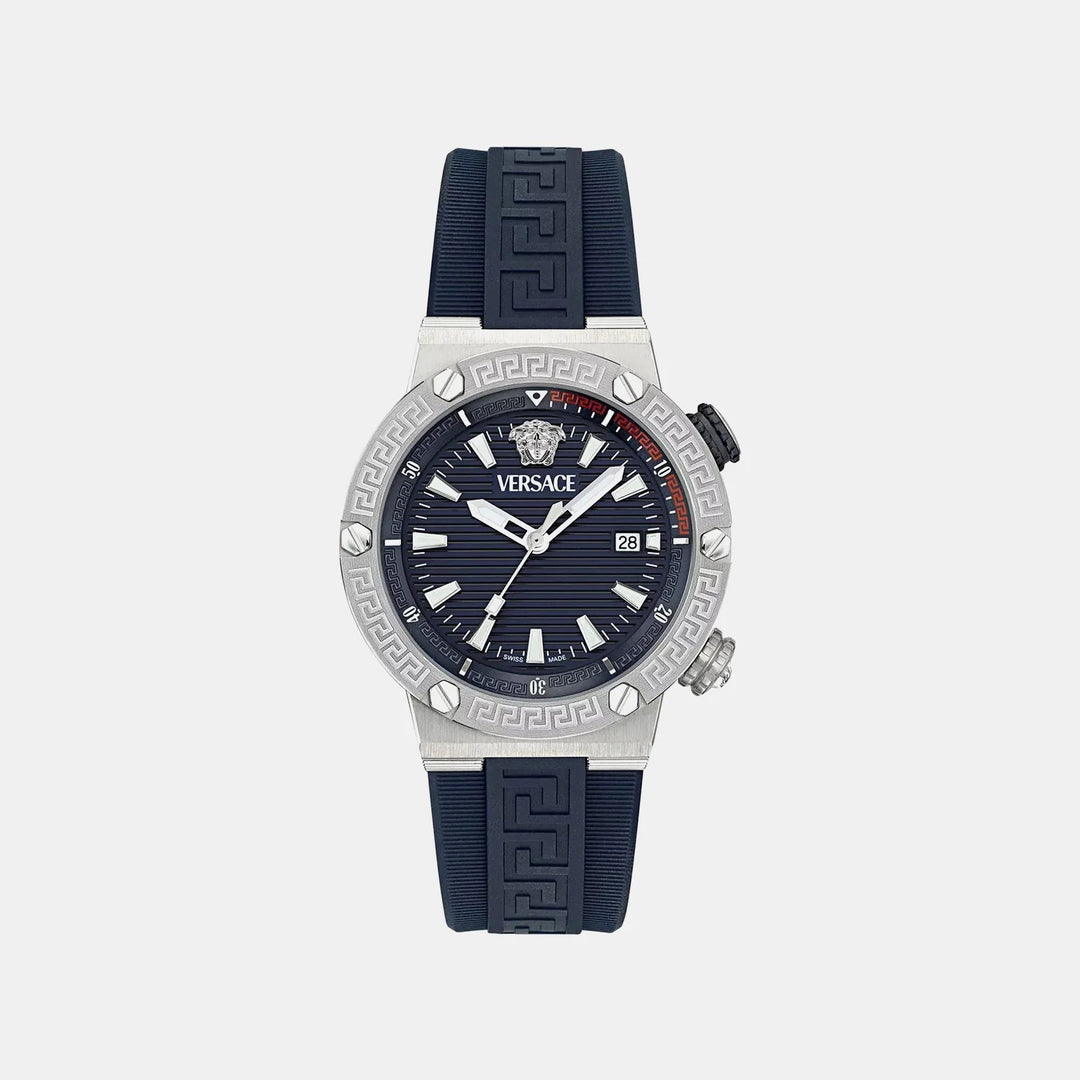 Versace Greca Logo VE8G00124 Two Tone Dial Stainless Steel Men&