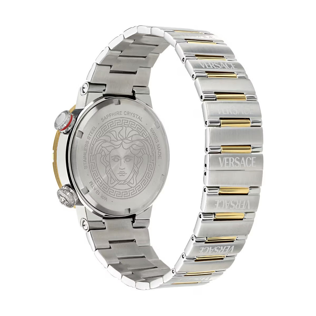 Versace Greca Logo VE8G00524 green Dial Gold PVD Stainless Steel Men&
