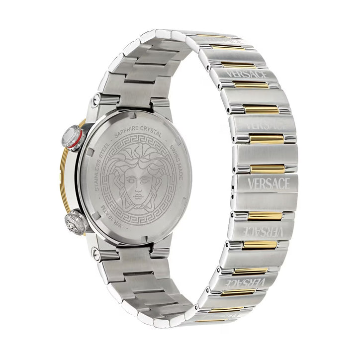 Versace Greca Logo VE8G00524 green Dial Gold PVD Stainless Steel Men&