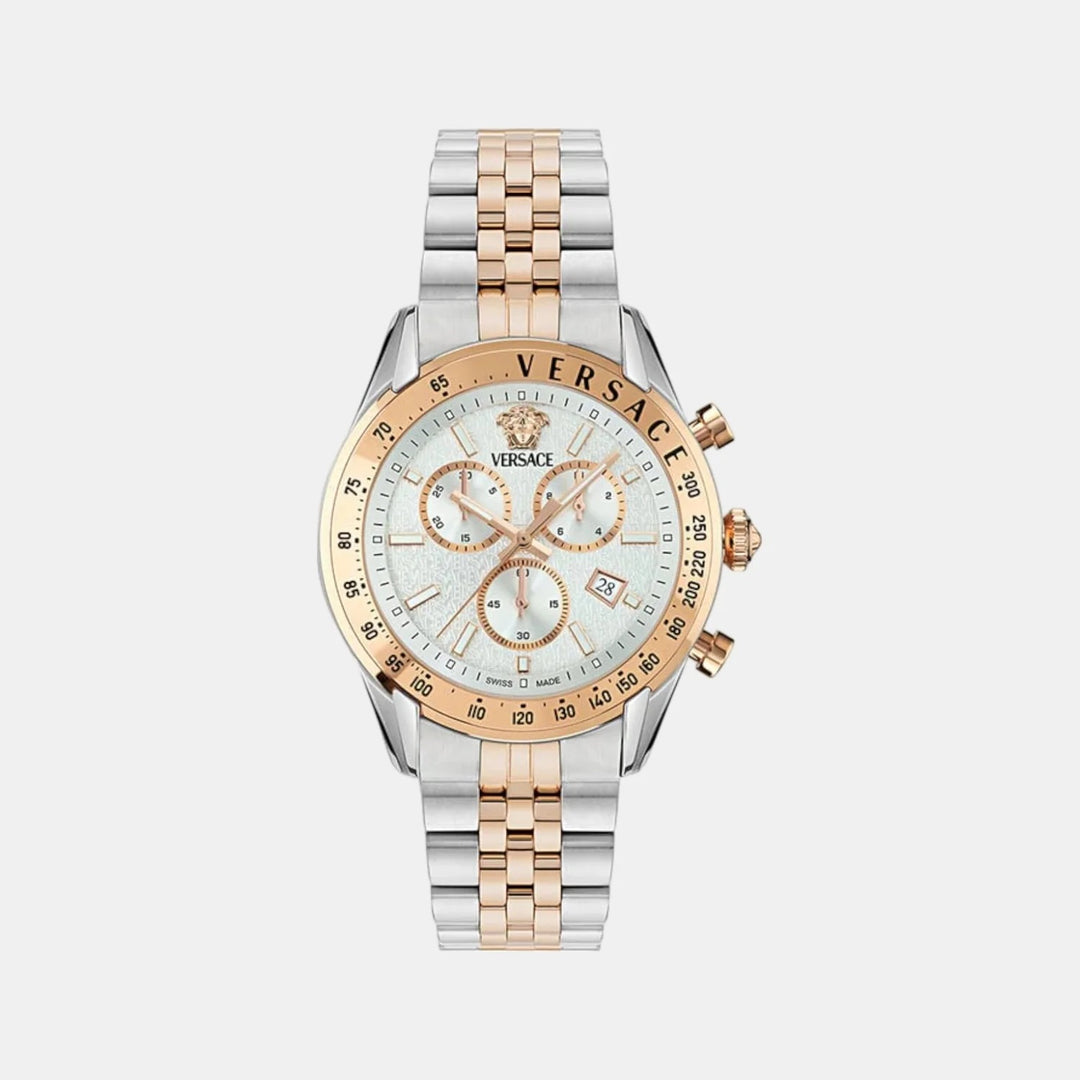 Versace Versace Chrono Master VE8R00424 White Dial Stainless Steel Men&
