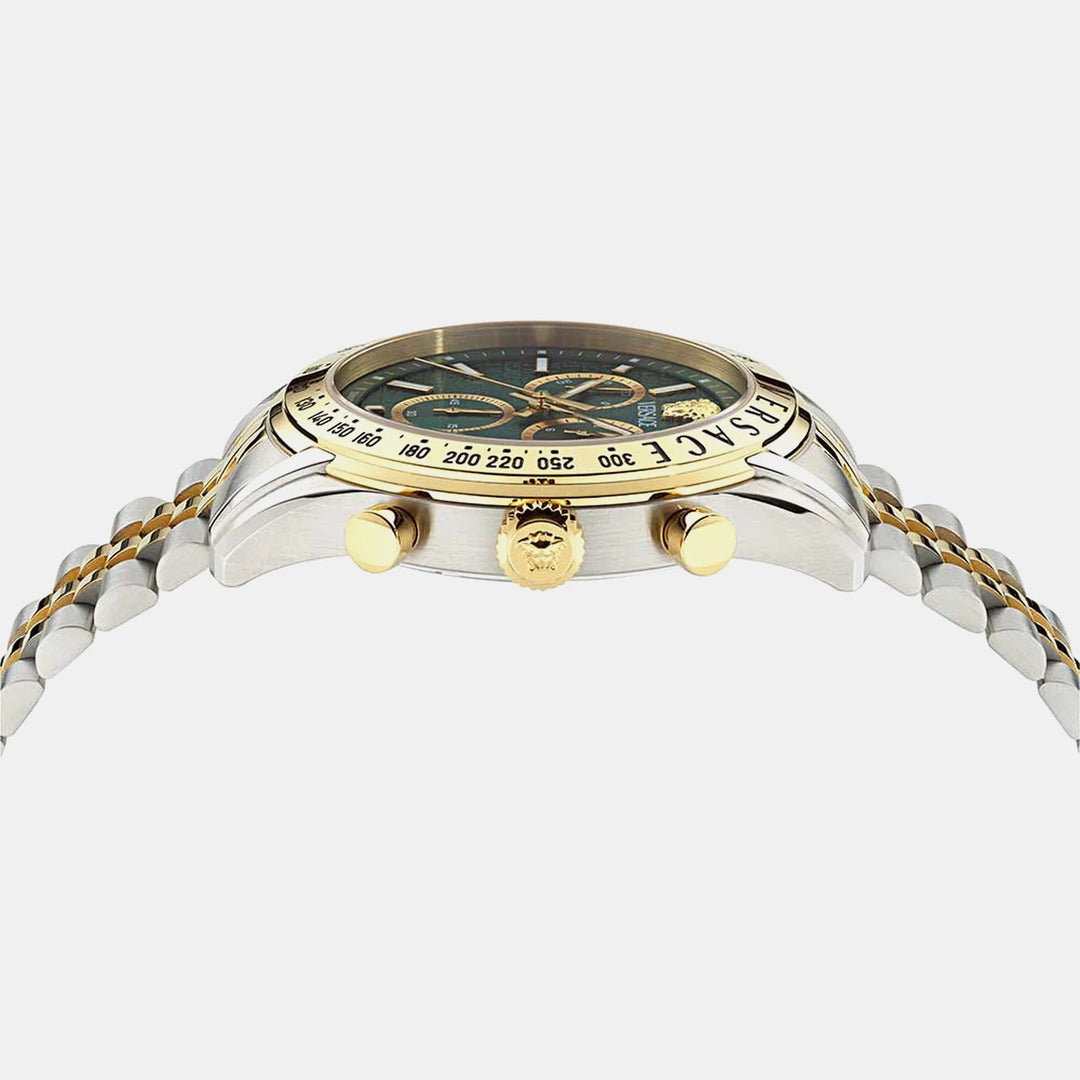 Versace Versace Chrono Master VE8R00524 Green Dial Gold PVD Stainless Steel Men&