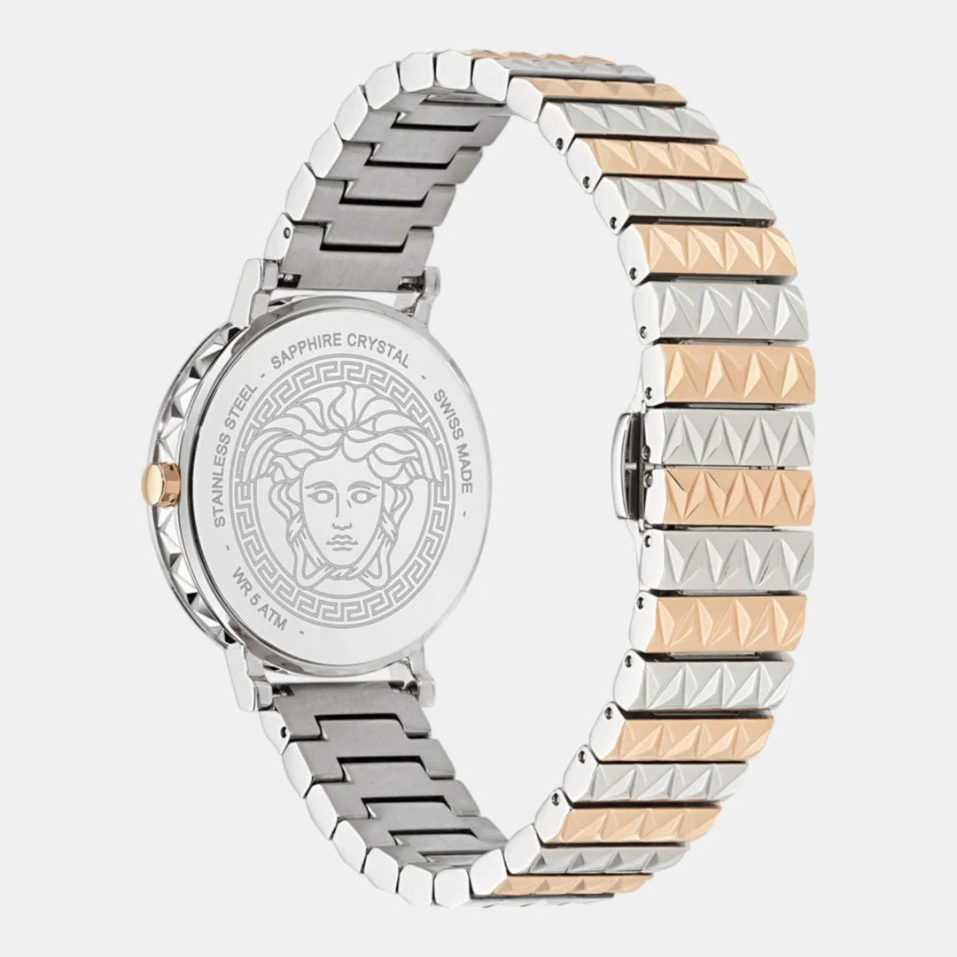 Versace V-Code Lady VE9A00324 Silver Dial Stainless Steel Women&