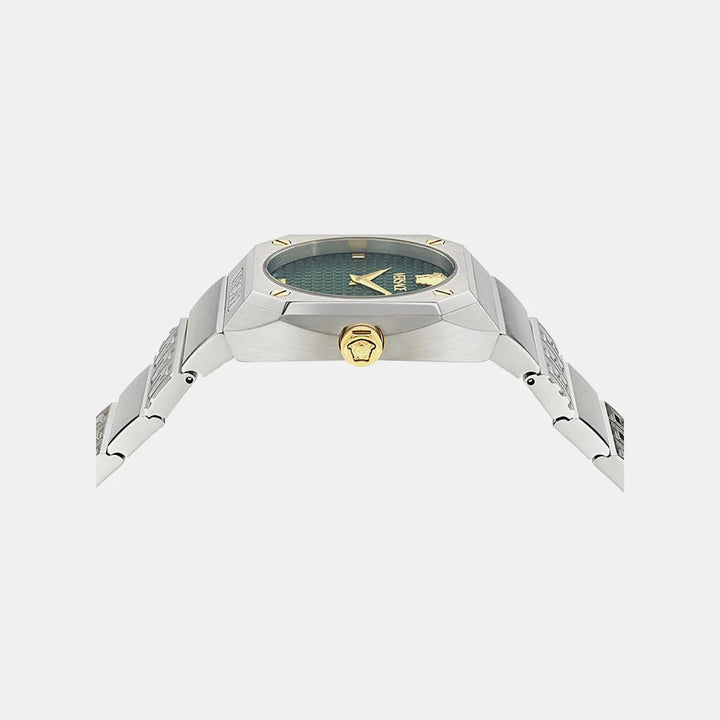 Versace Greca Time VE9E00424 Green Dial Stainless Steel Men&