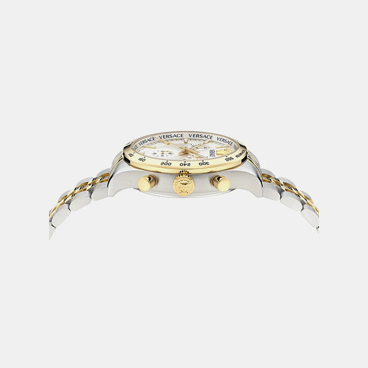 Versace Hellenyium VECFA0324 Silver White Dial Stainless Steel Men&