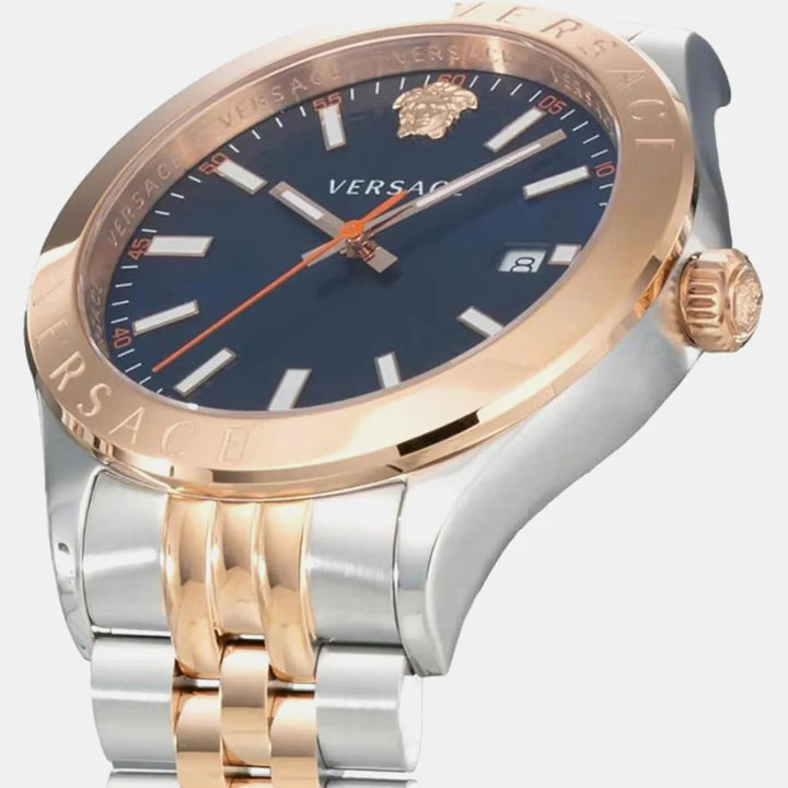 Versace Hellenyium VEVK01424 Blue Dial Stainless Steel Men&