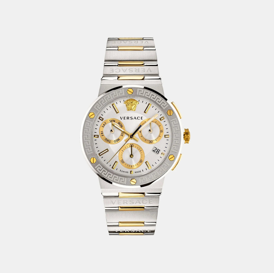 Versace Greca VEZ900321 Silver Dial Stainless Steel Men&