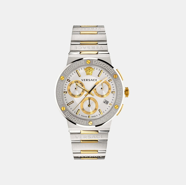 Versace Greca VEZ900321 Silver Dial Stainless Steel Men&