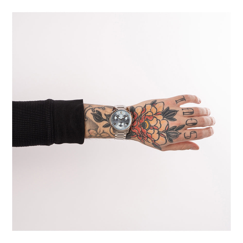 Balmain Madrigal Chrono Gent 42mm Black Dial Rubber Strap Chronograph