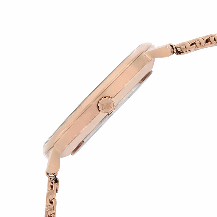 Michael Kors Pyper MK4340 Rose Gold-Tone Logo Dial Women&