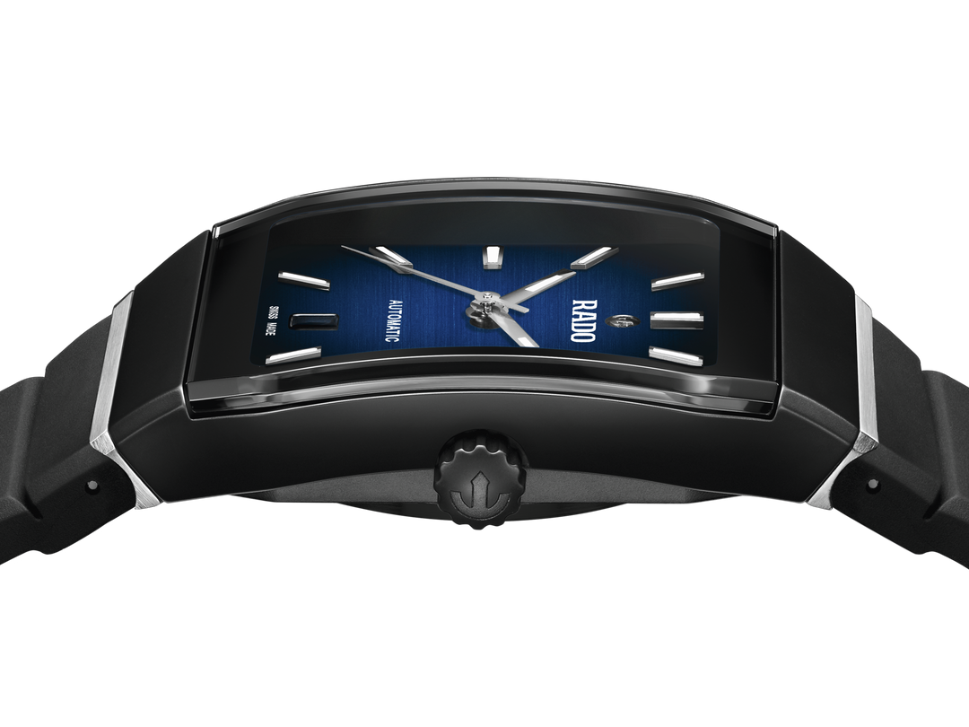 Rado Anatom Automatic 32.5mm Blue-Black Gradient Dial HTC Rubber Strap