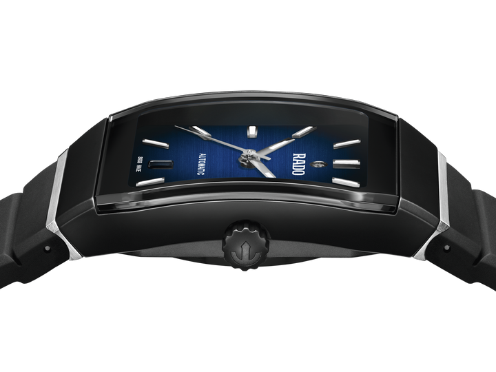 Rado Anatom Automatic 32.5mm Blue-Black Gradient Dial HTC Rubber Strap