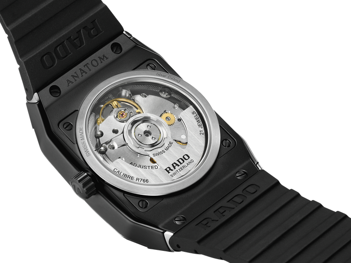Rado Anatom Automatic 32.5mm Blue-Black Gradient Dial HTC Rubber Strap