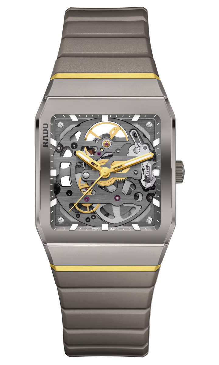 Rado Anatom Skeleton 32.5mm Plasma HTC Skeleton Dial Grey Ceramic Bracelet