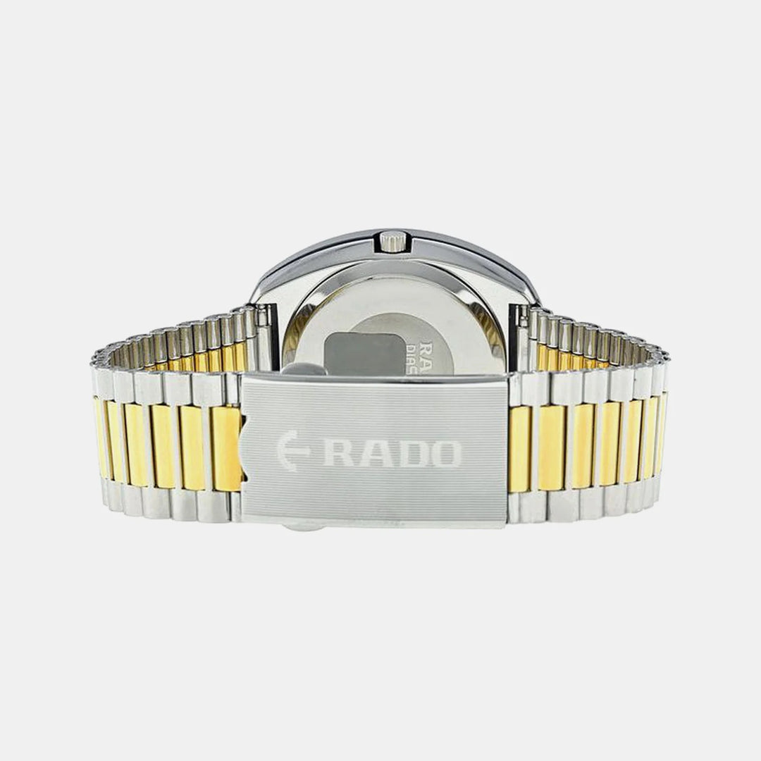 Rado The Original 35mm Gold Dial Two-Tone Bracelet Quartz Day Date Diamond Markers