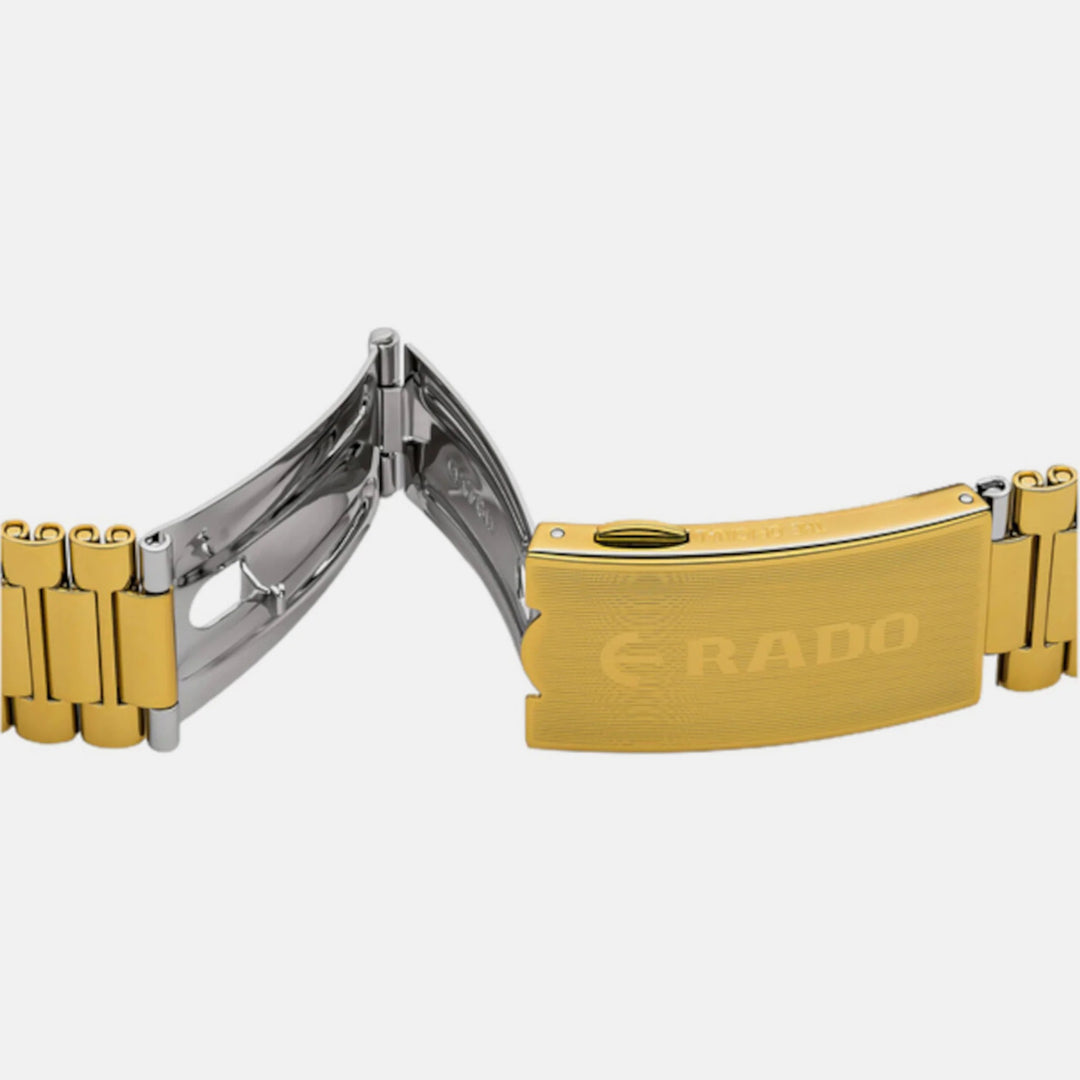 Rado The Original Automatic 35mm Gold Dial CVD Hardmetal Stainless Steel Bracelet