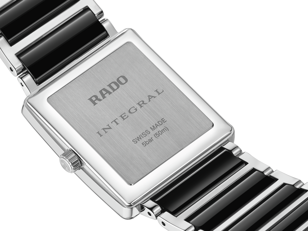 Rado Integral 31.5mm Black Dial Ceramic Bracelet Quartz Watch