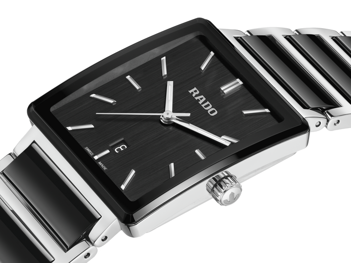 Rado Integral 31.5mm Black Dial Ceramic Bracelet Quartz Watch