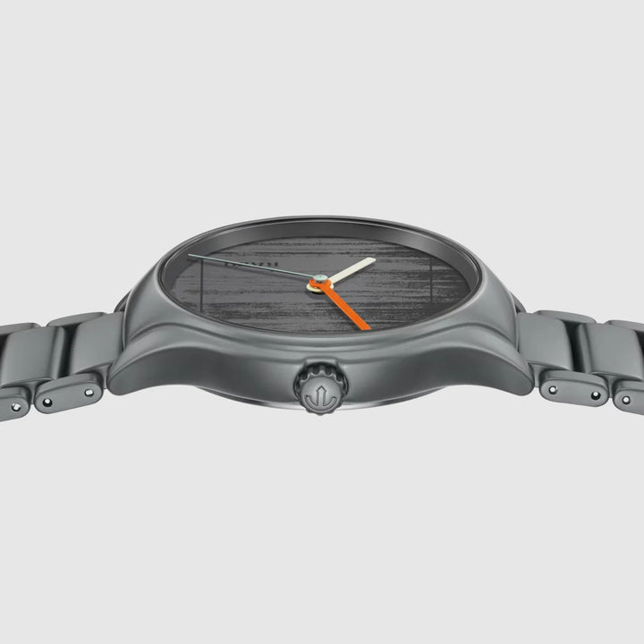 Rado True Round 40mm Le Corbusier Grey Ceramic Automatic Watch