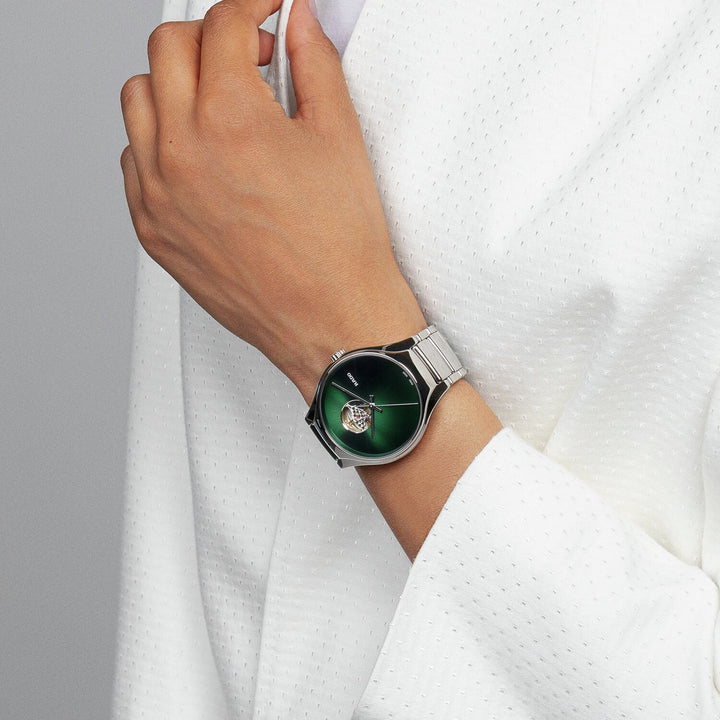 Rado True Round 40mm Plasma Ceramic Green Dial Secret Automatic Watch