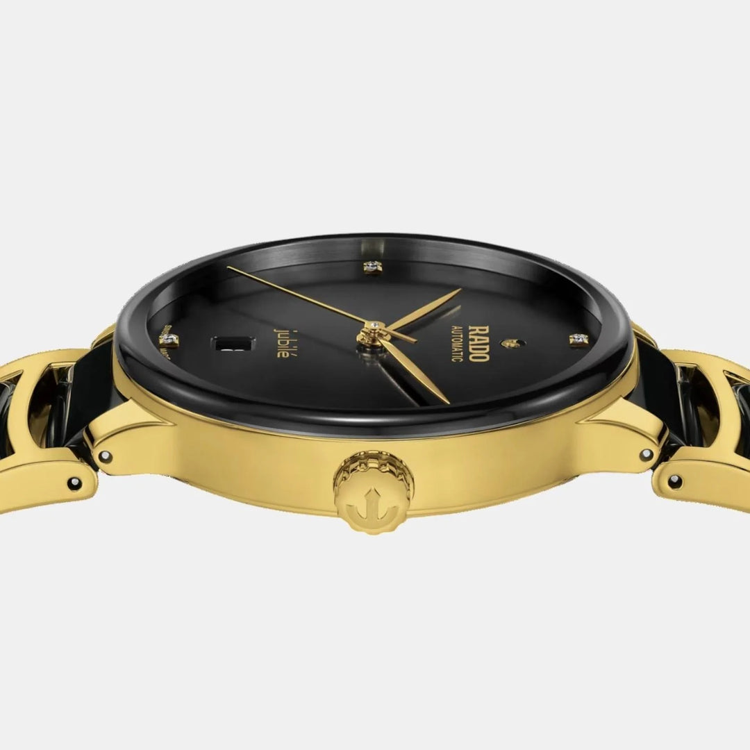 Rado Centrix 39.5mm Black Diamond Dial Automatic Watch (R30008712)
