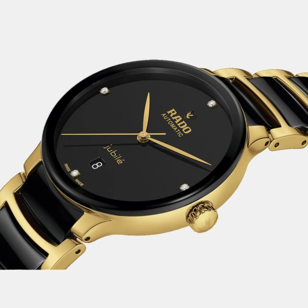 Rado Centrix 39.5mm Black Diamond Dial Automatic Watch (R30008712)