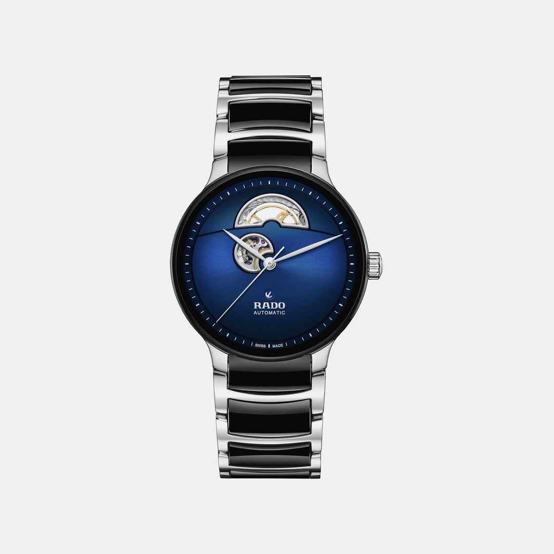 Rado Centrix 39.5mm Blue Gradient Open Heart Automatic Watch (R30012202)