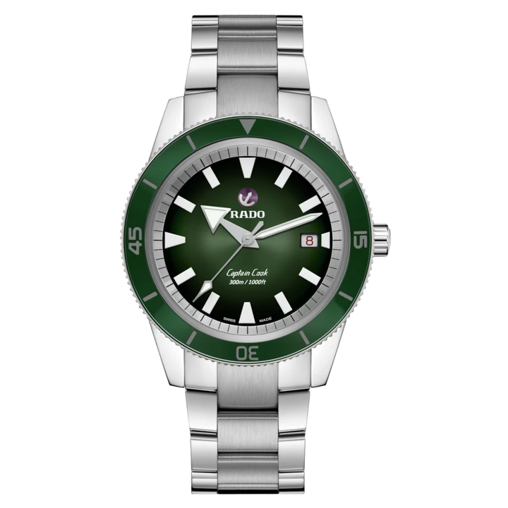 Rado Captain Cook Hrithik Roshan Special Edition 42mm Green Dial Men&