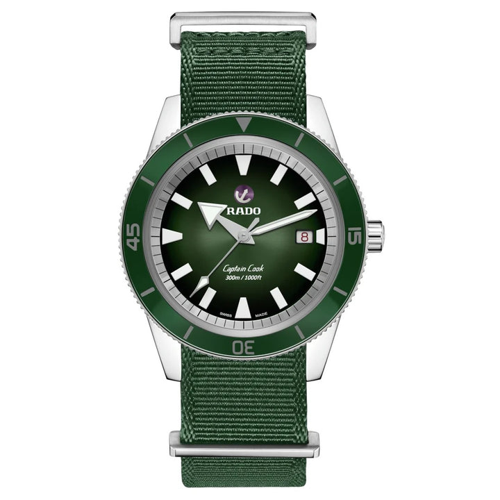 Rado Captain Cook Hrithik Roshan Special Edition 42mm Green Dial Men&