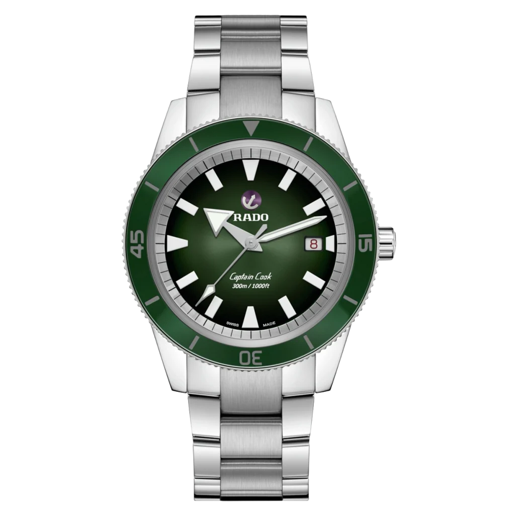 Rado Captain Cook Hrithik Roshan Special Edition 42mm Green Dial Men&