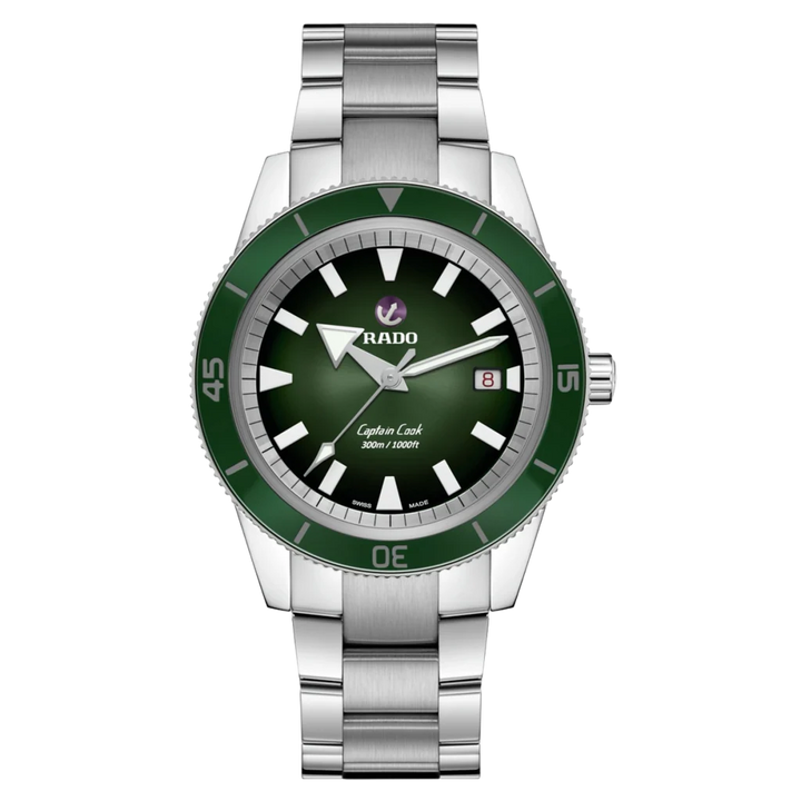 Rado Captain Cook Hrithik Roshan Special Edition 42mm Green Dial Men&