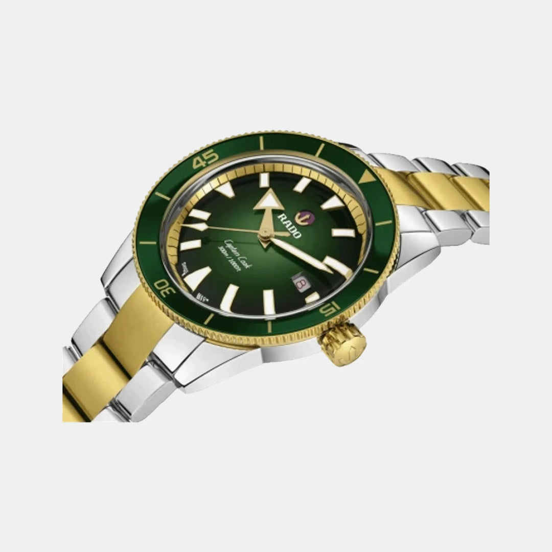 Rado Captain Cook Automatic 42mm Green Gradient Dial Two-Tone Men&