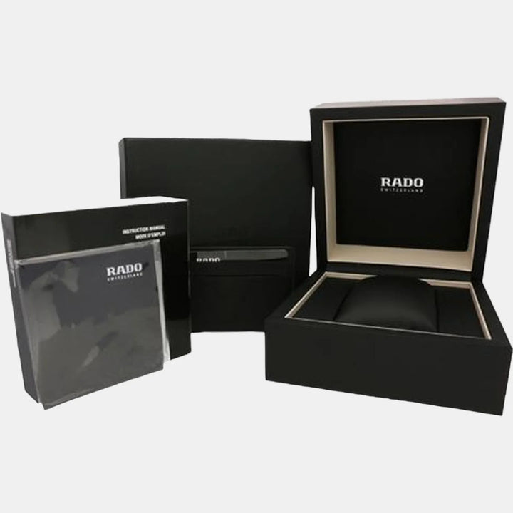 Rado HyperChrome 44mm Black Dial Black Ceramic Bezel Quartz Men&
