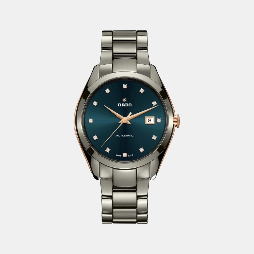 Rado HyperChrome Automatic Diamonds 42mm Turquoise Plasma Ceramic Unisex Watch R32256712