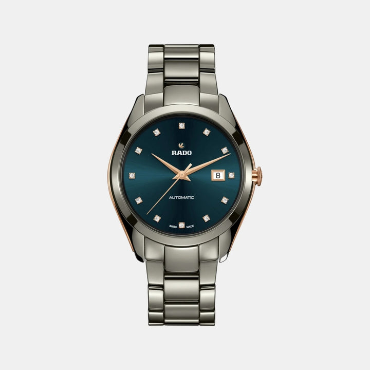 Rado HyperChrome Automatic Diamonds 42mm Turquoise Plasma Ceramic Unisex Watch R32256712