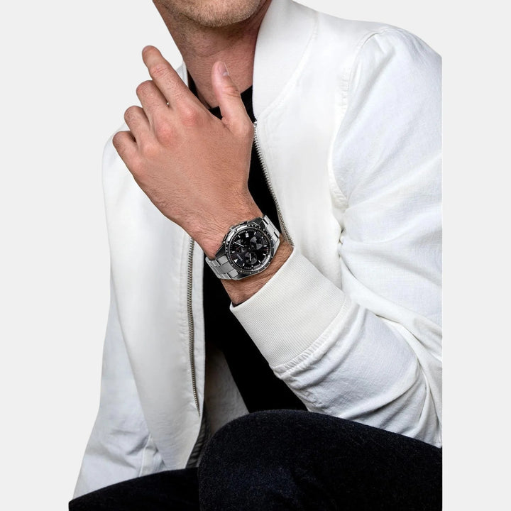 Rado HyperChrome Chronograph 44.9mm Black Dial Black Ceramic Bezel Men&