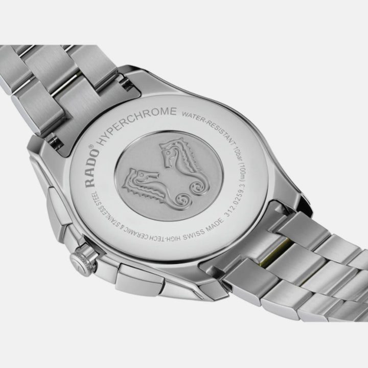 Rado HyperChrome Chronograph 44.9mm Green Dial Two-Tone Men&