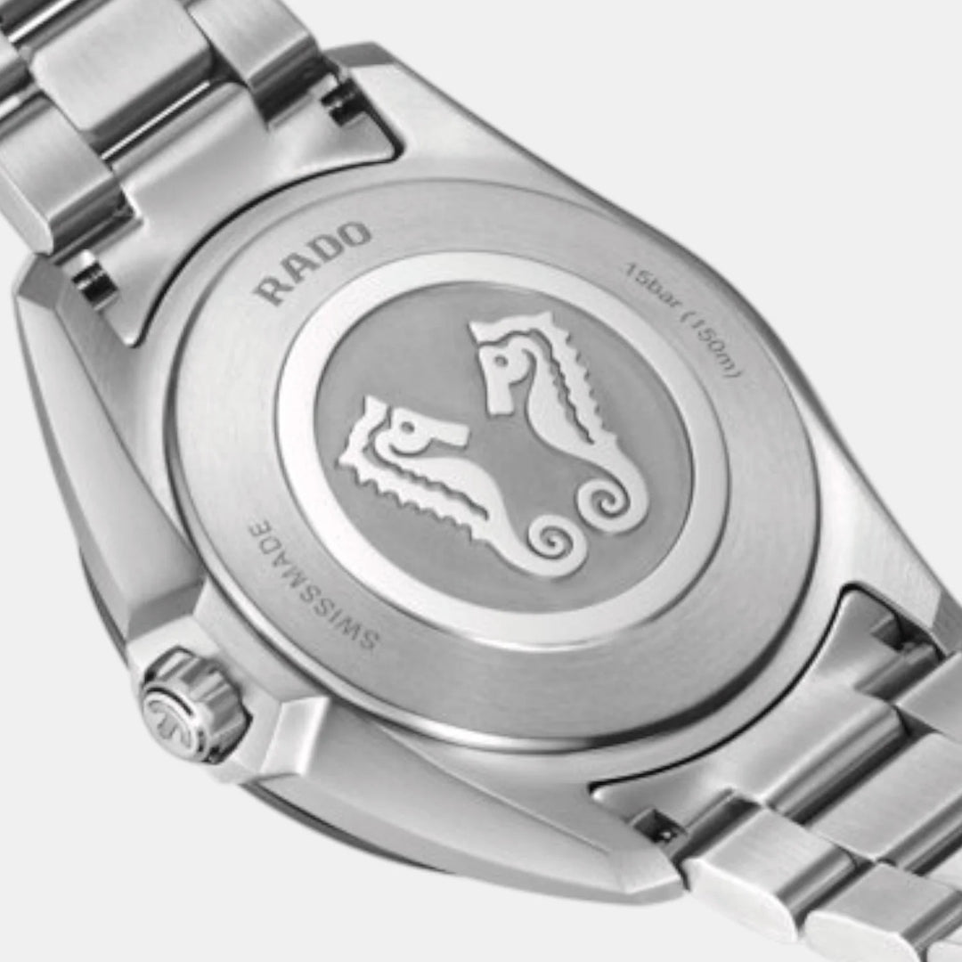 Rado HyperChrome 41.5mm Dark Blue Dial Blue Ceramic Bezel Quartz Men&