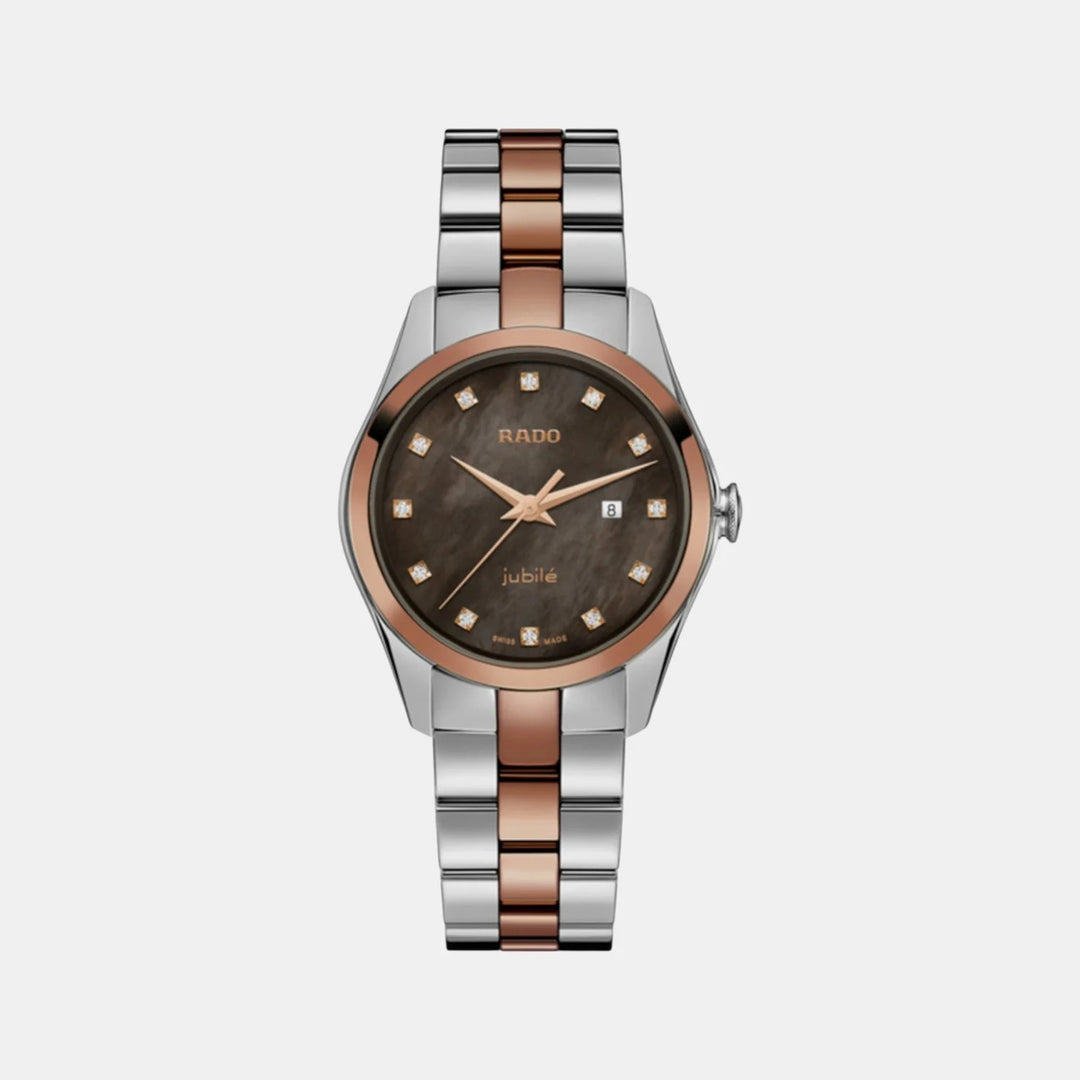 Rado HyperChrome Women 30mm Brown Mother of Pearl Ladies Quartz Watch R32976912