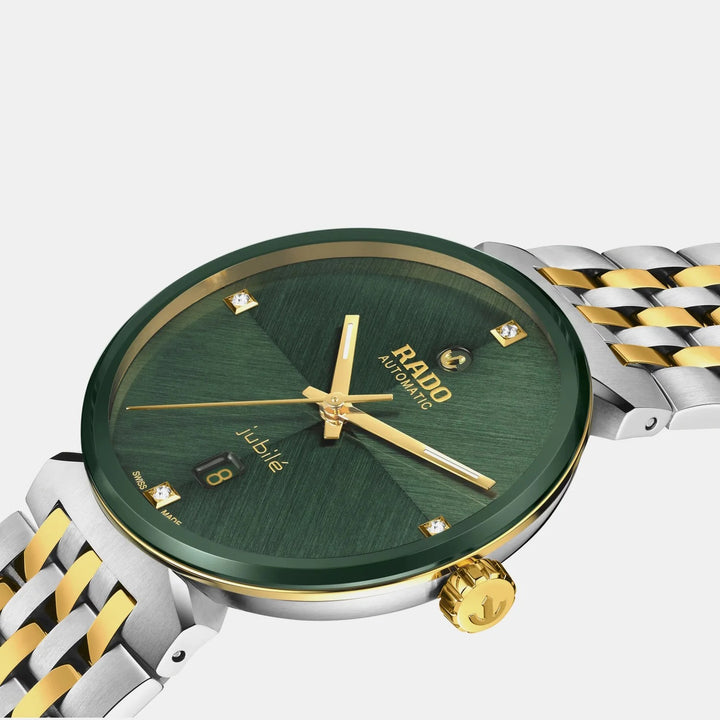 Rado Florence Automatic 39mm Green Dial 4 Diamond Markers Unisex Watch R48903723