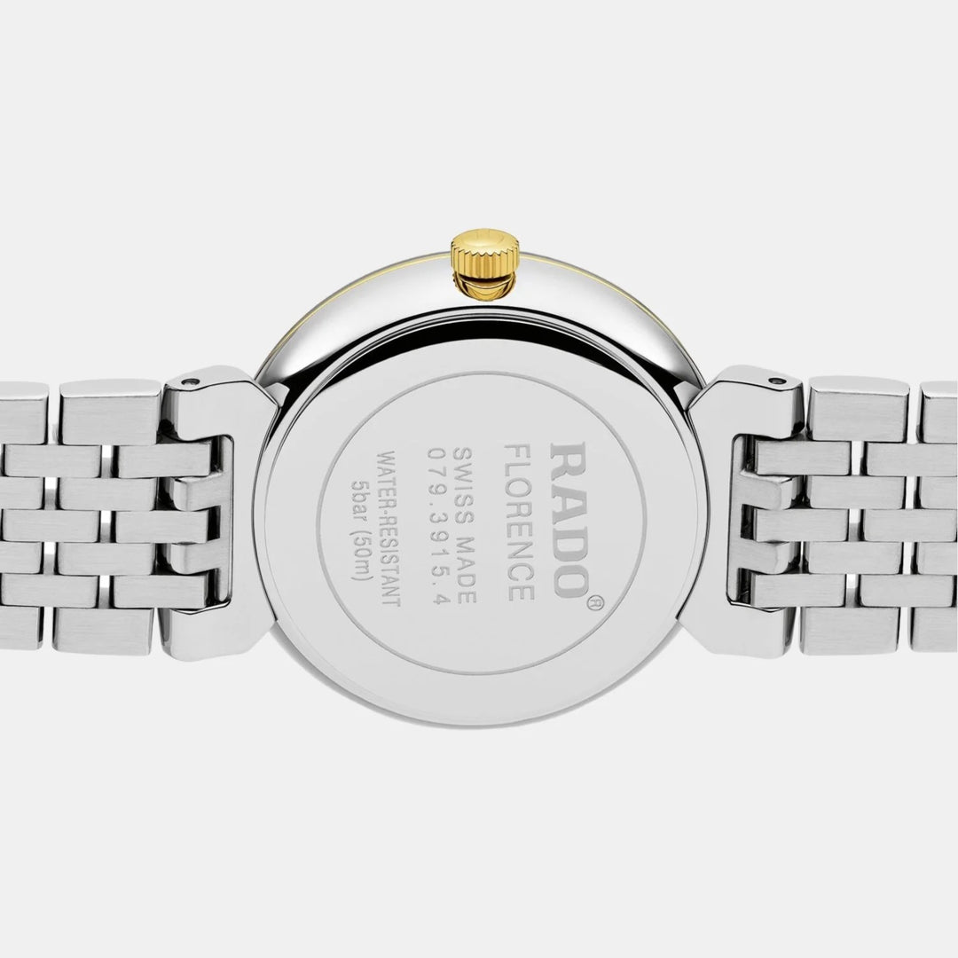 Rado Florence 30mm Champagne Dial Rose Gold Two-Tone Quartz Ladies Watch R48913153