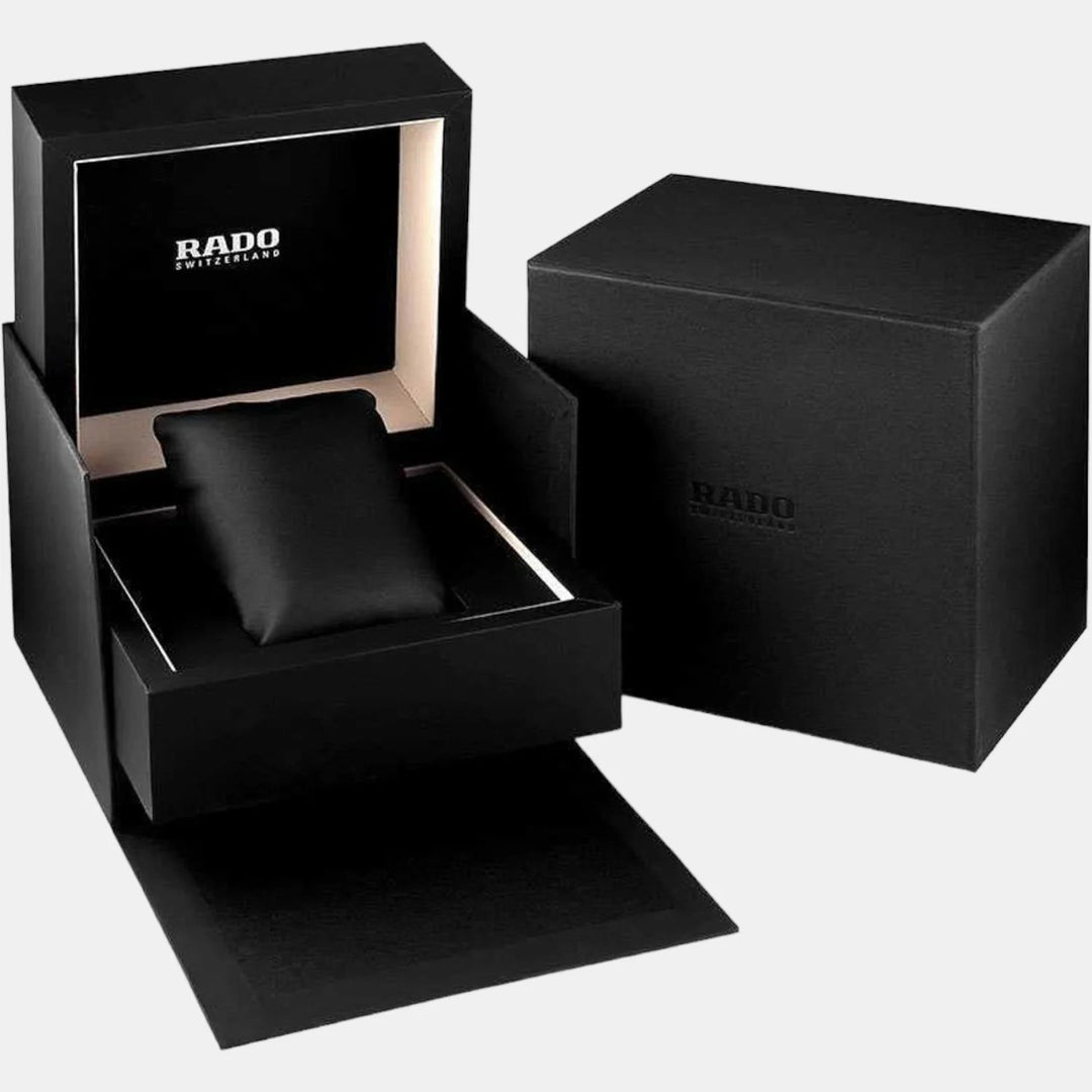 Rado Florence 38mm Brown Dial 4 Diamonds Rose Gold PVD Quartz Unisex Watch R48916703