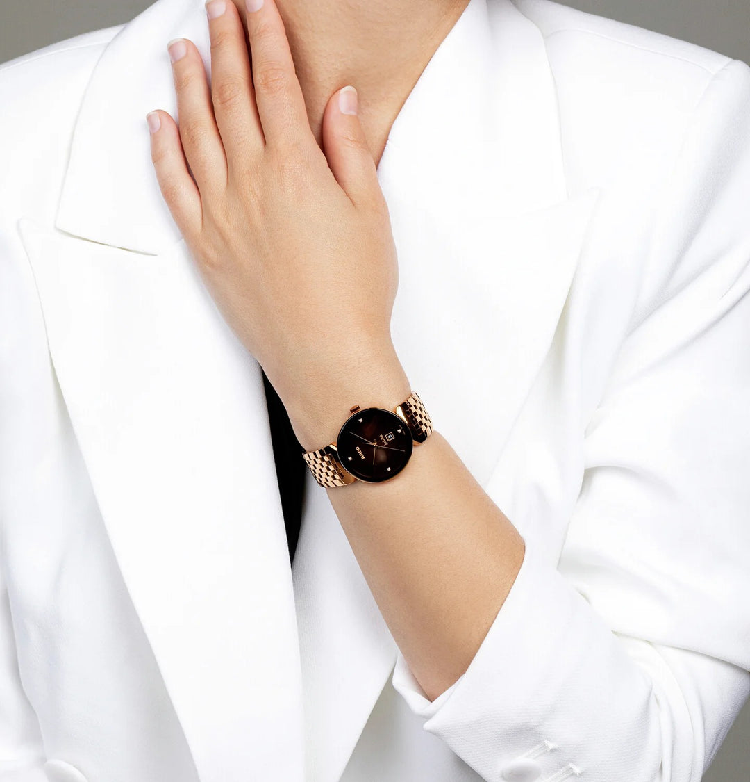 Rado Florence 30mm White Dial 4 Diamonds Stainless Steel Quartz Ladies Watch R48917703