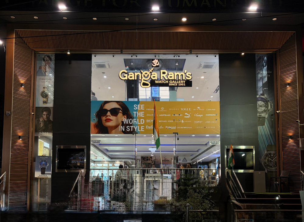 Ganga Ram Watch Gallery showroom in Preet Vihar, Delhi — authorised watch dealer since 1951