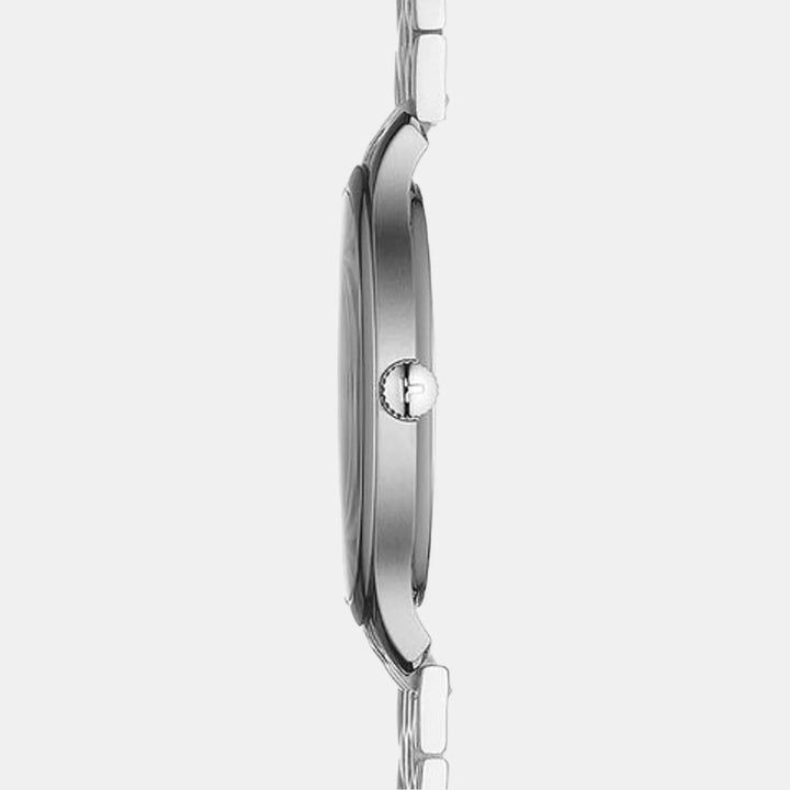 Tissot Tradition Quartz Watch – 42mm Silver Dial Steel Bracelet